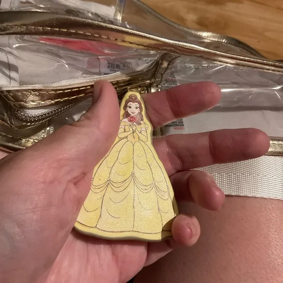 Disney belle beauty & the beast Clear Backpack glass covered rose - Picture 2 of 5